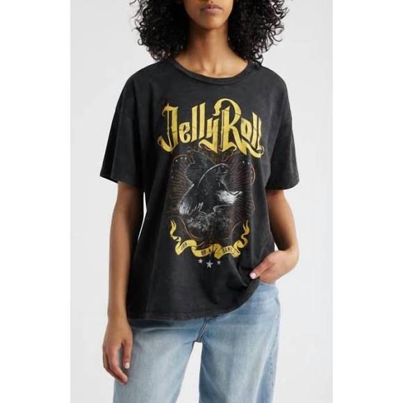 NEW DAYDREAMER jelly roll son of a sinner merch tee in reactive black - Picture 1 of 1